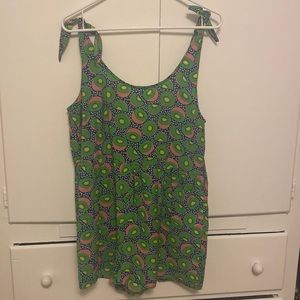 Kiwi Print Play Suit-Size M